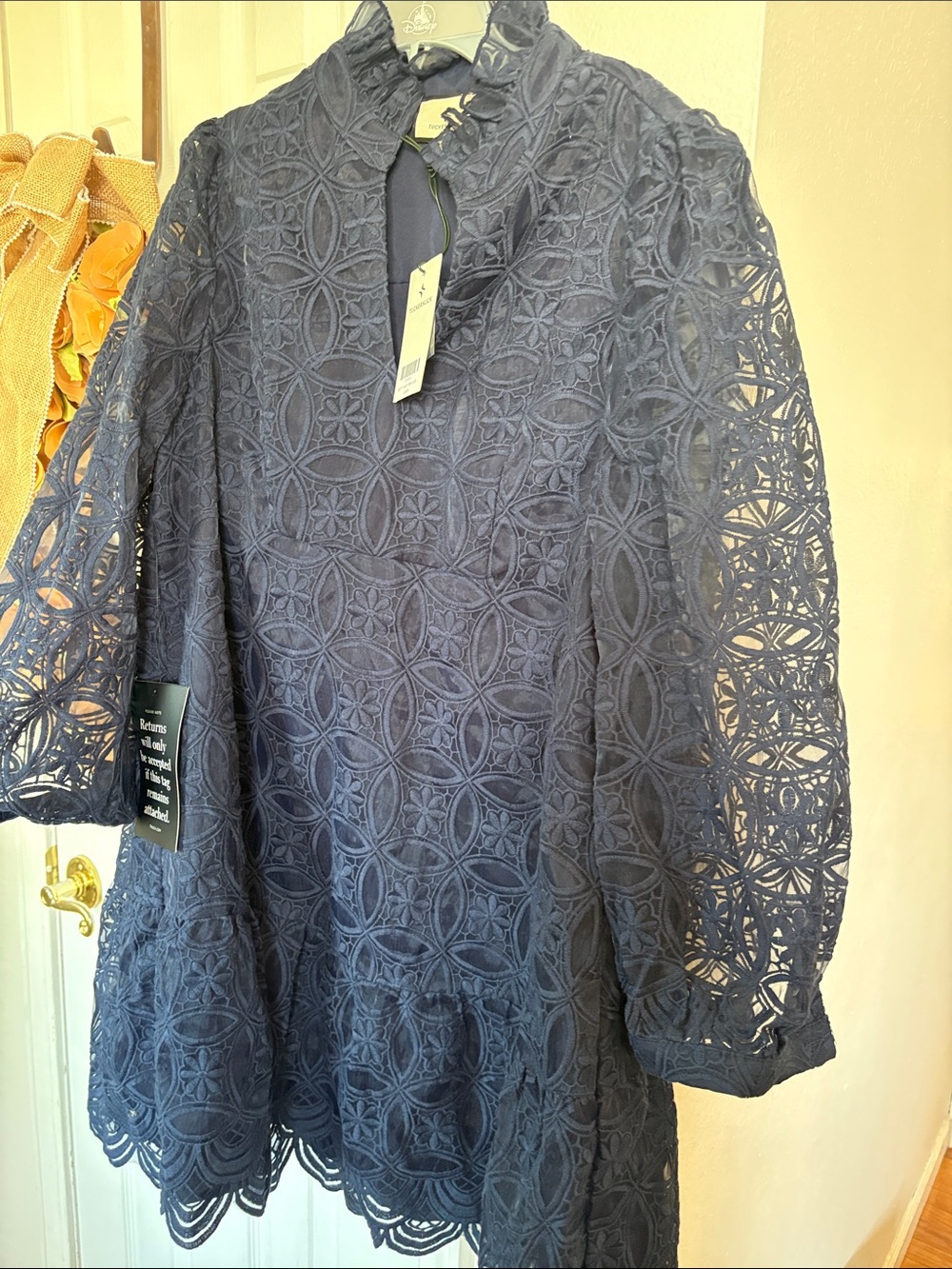 Navy Organza Palmerston Dress